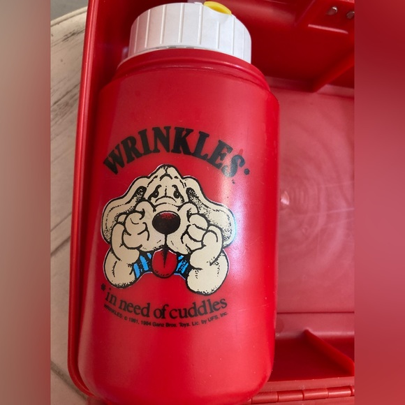 Vintage 80’s Wrinkles lunchbox with thermos - Picture 5 of 14